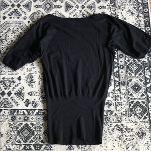 Juicy Couture black cashmere knit sweater dress